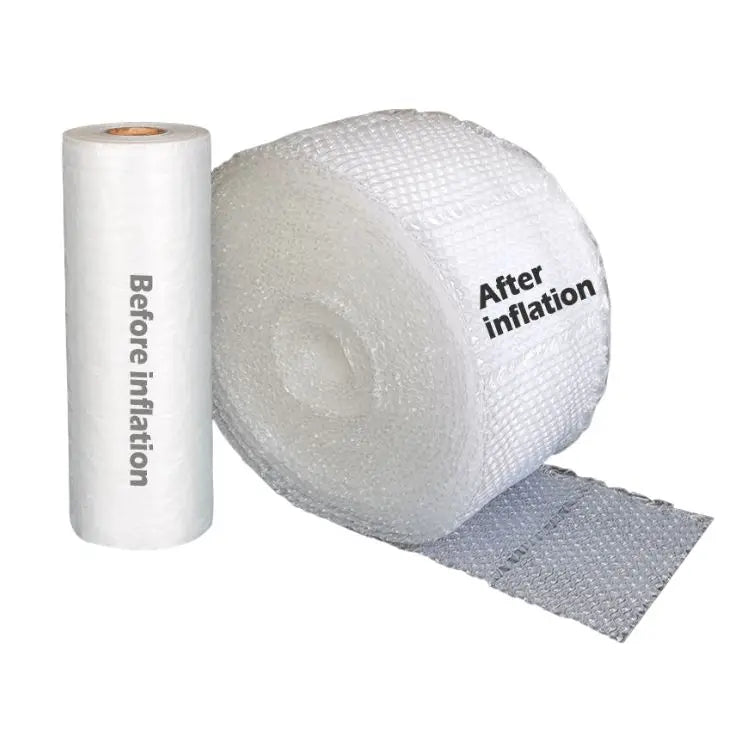 Warehouse Customized Bubble Roll Wrap Inflatable Protective Packaging Insert Roll Air Bag Cushion Film Air Pillow Edge Packin
