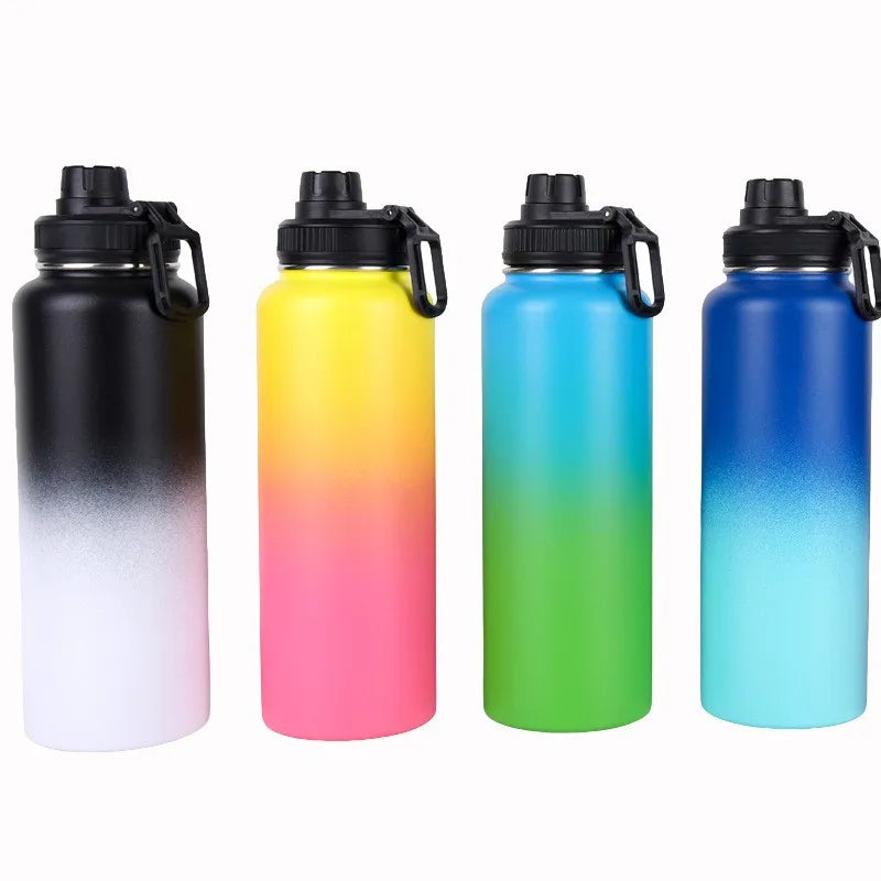FX Factory 40oz Stainless Steel Double Wall Thermos Water Bottle 12-24hr Thermal Eco-Friendly Leak-Proof Sports Portable Gym