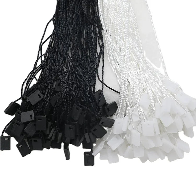 Hot Selling Price Plastic String Currency Hanging Grain hang Tag String Seal Tag Cotton Rope Plastic Seal for Tags in Stock