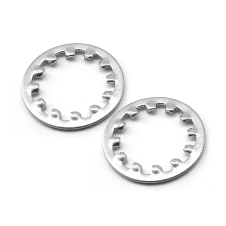DIN6797J 304 Stainless Steel Zinc Plated Inner Toothed Serrated Lock Washer Shakeproof Star Gasket Automotive M2-M30