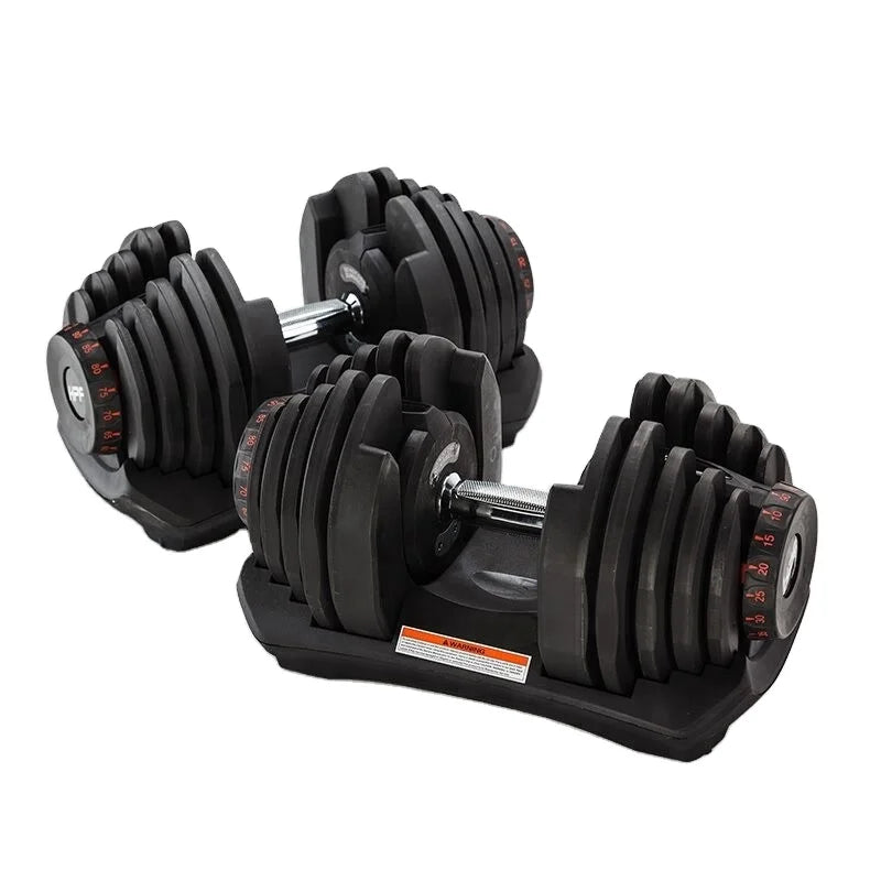 90lb Adjustable Dumbbell 40kg Free Weights with Custom Logo Factory Wholesale