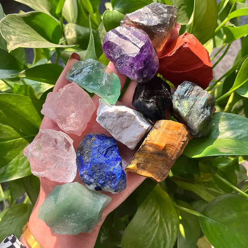 Wholesale Natural Amethyst Rose Quartz Crystals Healing Stones Rough Stone Raw Crystal Quartz