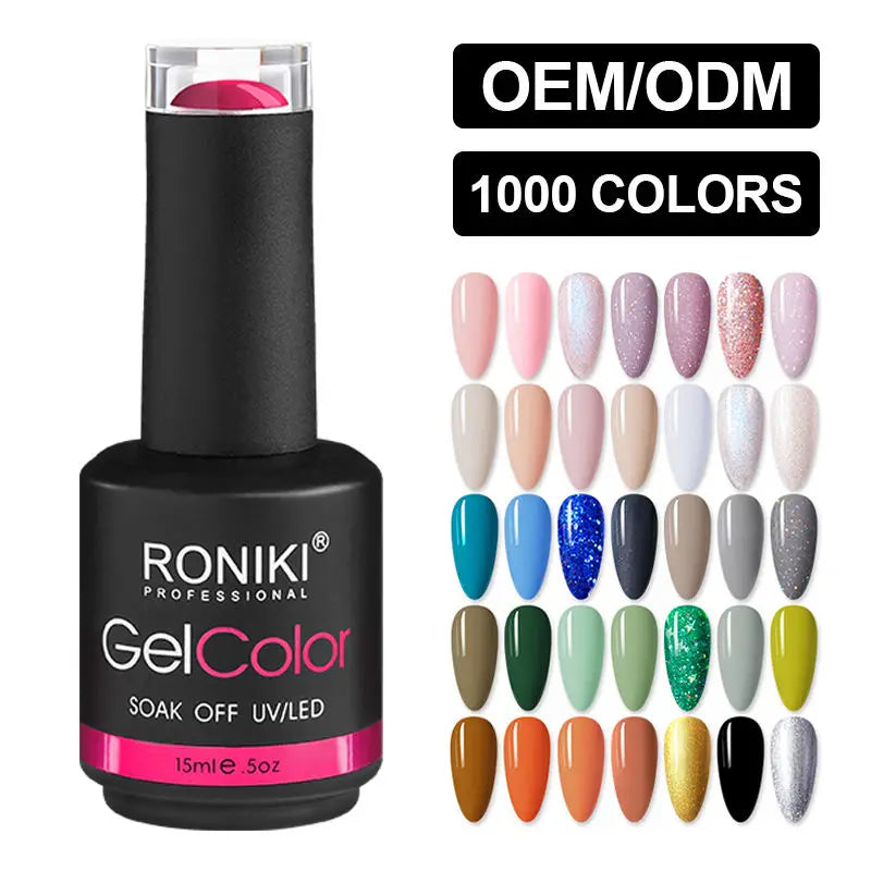 Nail Supplies Custom Unique Brand Colors Jelly Collection Nail Gel Polish Set Box Private Label Free Design Nail Gel Polish