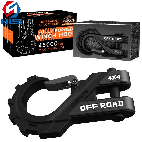 HLS Hight Quality G70 H-330 Forged Chain Grab 20T Winch Hook Clevis with Isolator