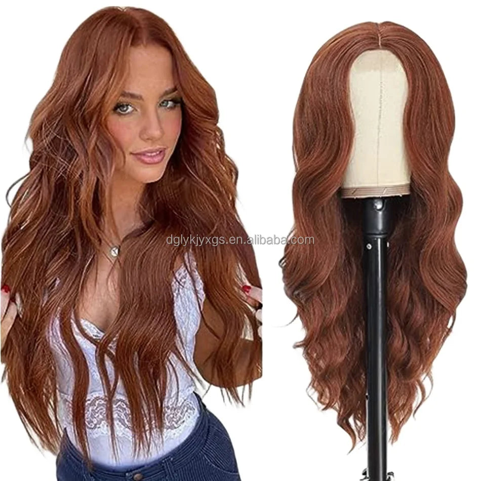 Hot Selling in Europe and America Small Area Lace Body Wave Synthetic Lace Wigs Lace Front Wigs Water Wave Wig Women Hair
