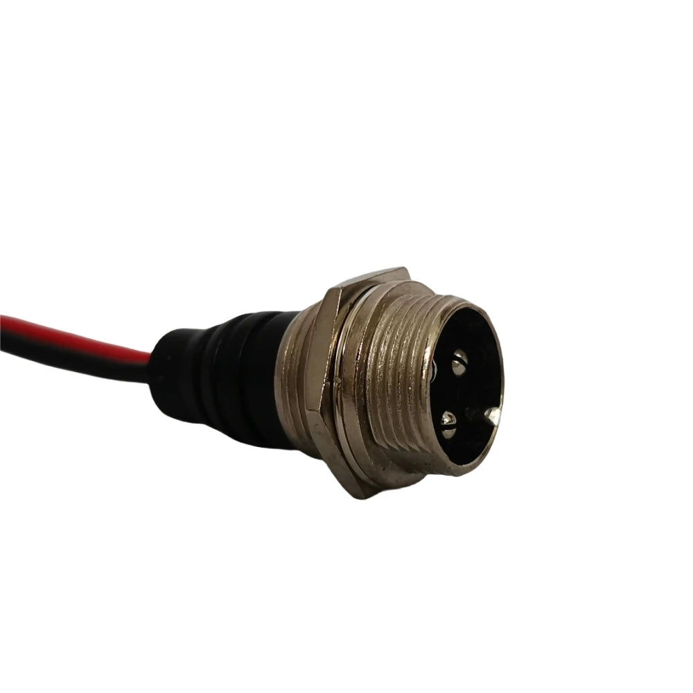 Battery Charger Port 3 Pin Inline Connector Jack Socket Supply Charging Cable 3 Prong Plug Cycling Accessories Electric Scoot
