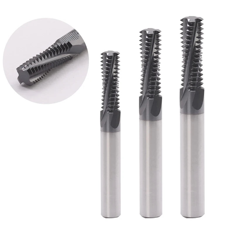 12 Unf Thread Milling Insert  Trapezoidal Thread Milling Cutter  UNF UNC Full-teeth Thread Milling Cutter