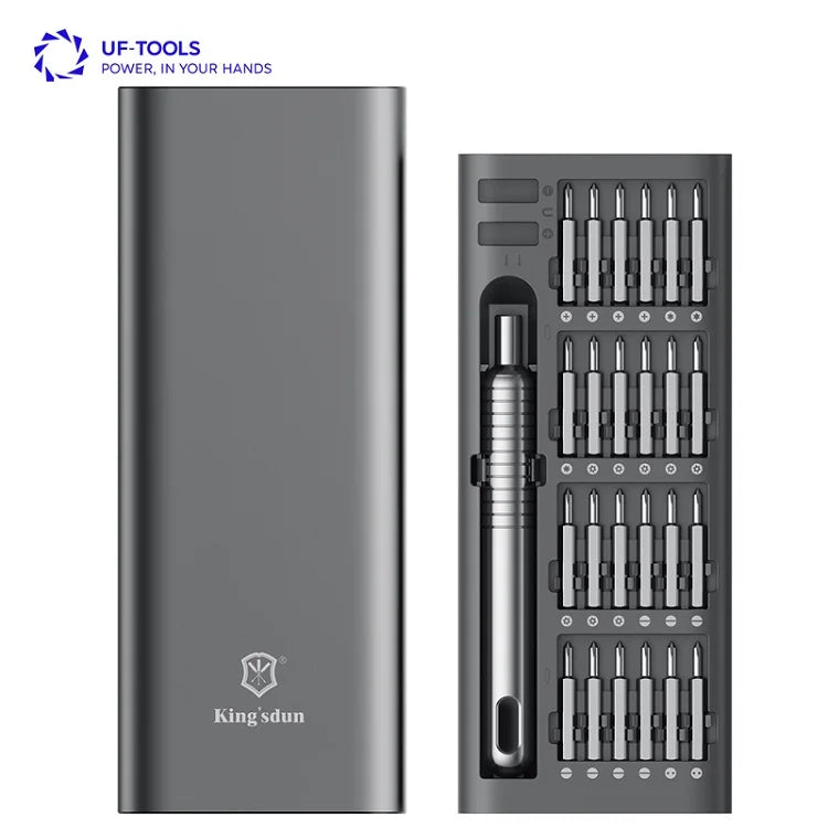UFTOOLS 51-in-1 Mini Magnetic Electric Screwdriver Set Stainless Steel Multi-Function DIY Tool Phone Computer Repair OEM