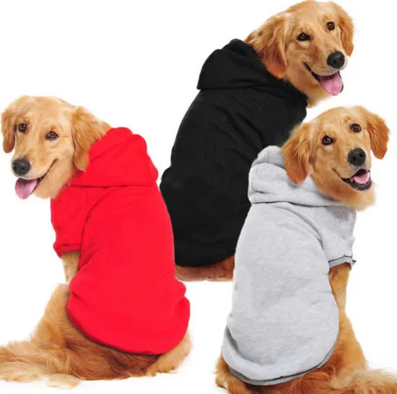 Wholesale Custom Luxury Pullover Dog Small Medium Large Big Plain Blank Dog Hoodie Pet Clothes