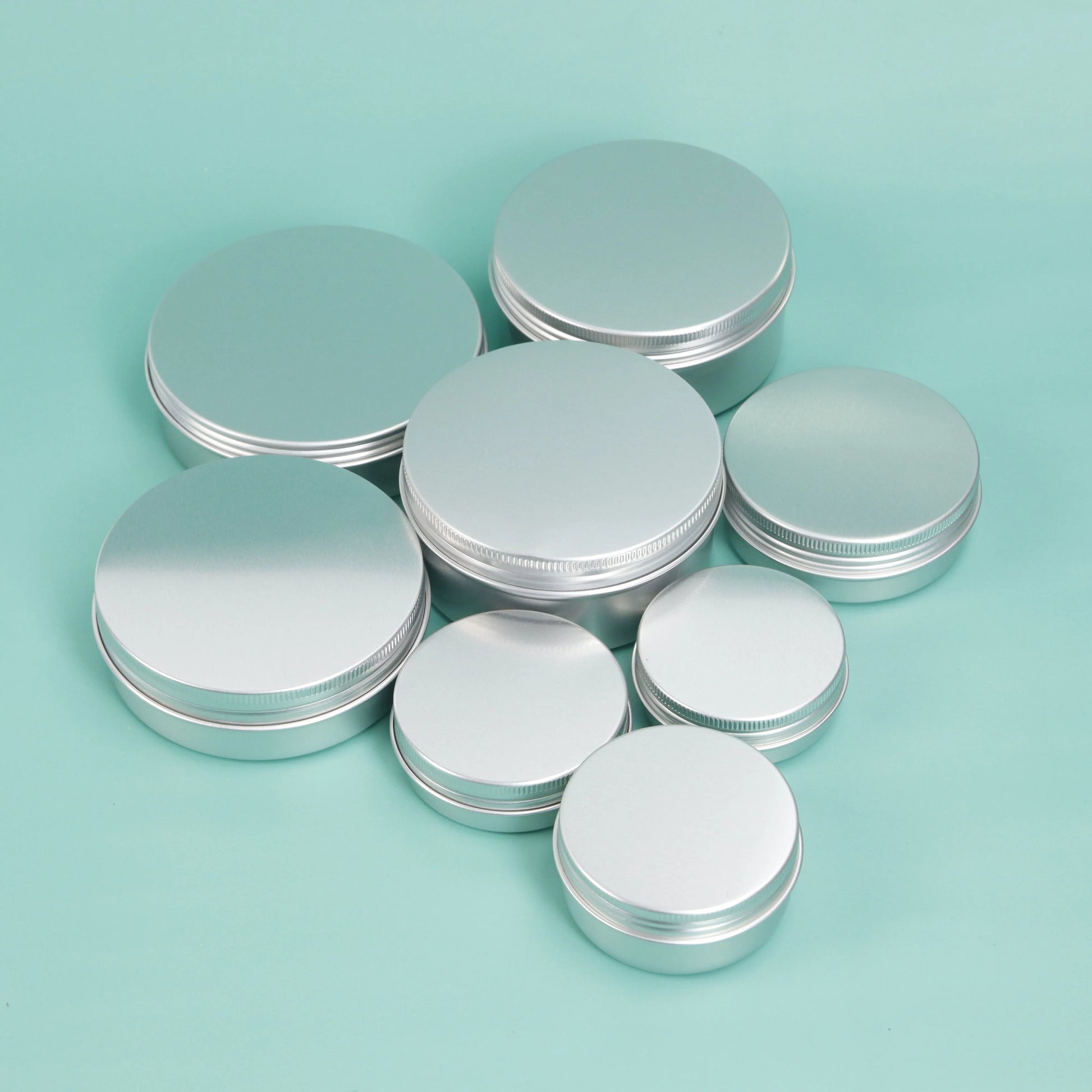 30ml Wholesale Metal Aluminum Cosmetic Container with Custom Logo and Screw Thread Lid for Lotion and Lipstick