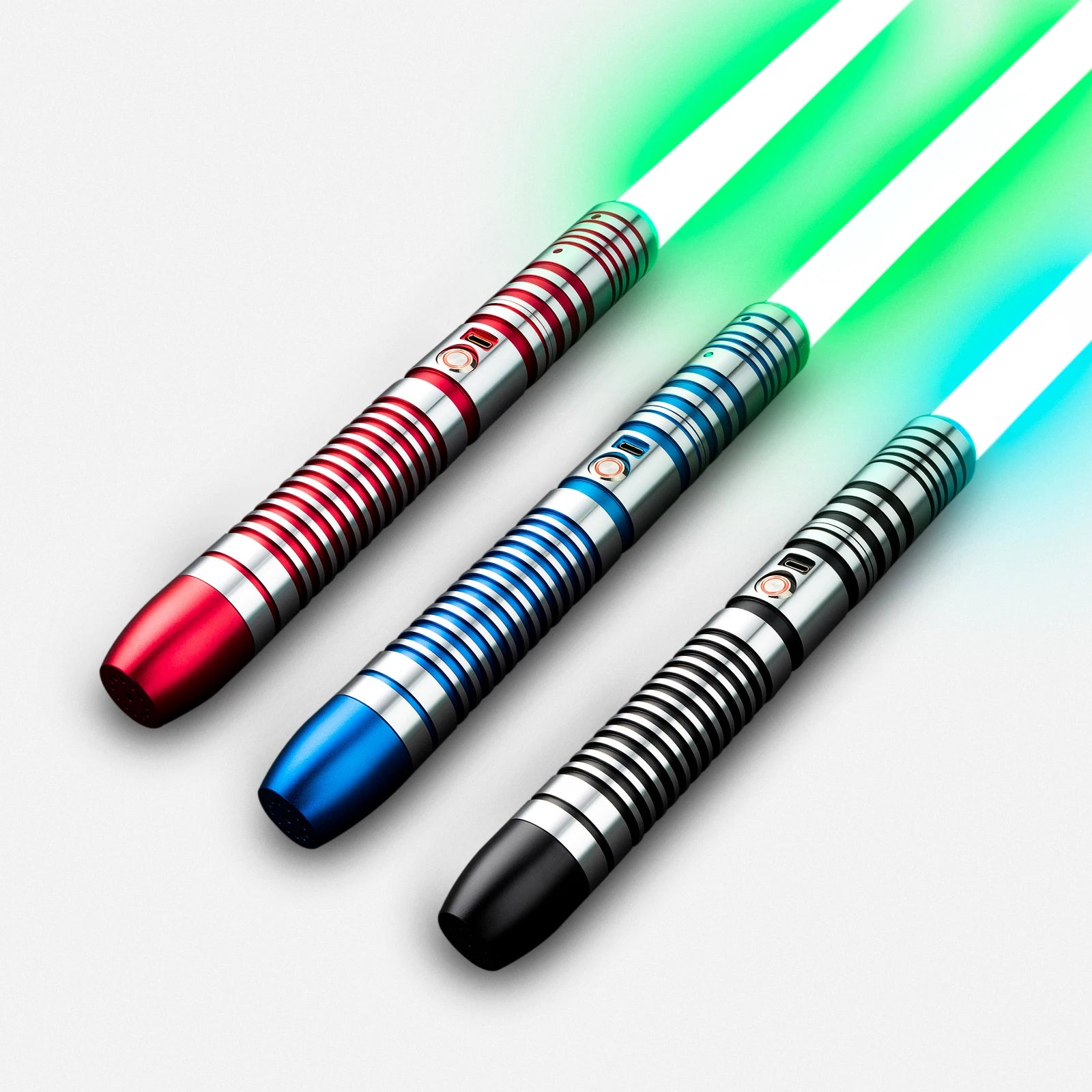 Metal Hilt Heavy Dueling Lightsaber with Light and Sound 34 Sets Sound Fonts LED Light up Sword Toy APP Control for Dropshipp