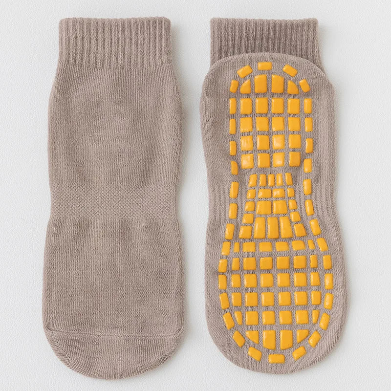 Jingwen OEM Calcetines De Yoga Running Women Yoga Grips Training Custom Anti Slip Socks
