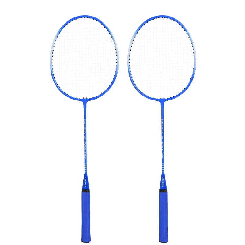 Iron 100g Badminton  Racket With Cover for Beginner