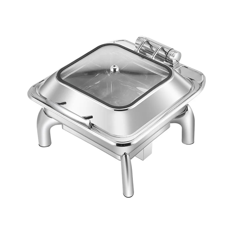 Chafing Dishes Stainless Steel Foldable Frame Water Trays Food Foldable Frame Water Trays Food Pan