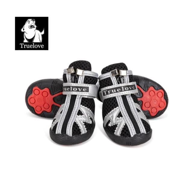 Truelove Wholesale Waterproof Anti Slip Comfortable Reflective Durable Dog Shoes Adjustable High Quality Breathable Pet Boots
