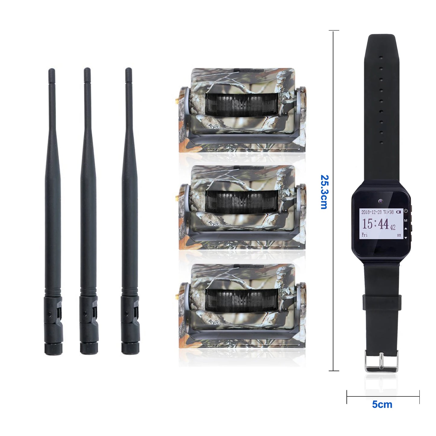 Driveway Alarm Wireless Portable Waterproof ABS Outdoor PIR Motion Sensor for Hunting/Camping/Home Security