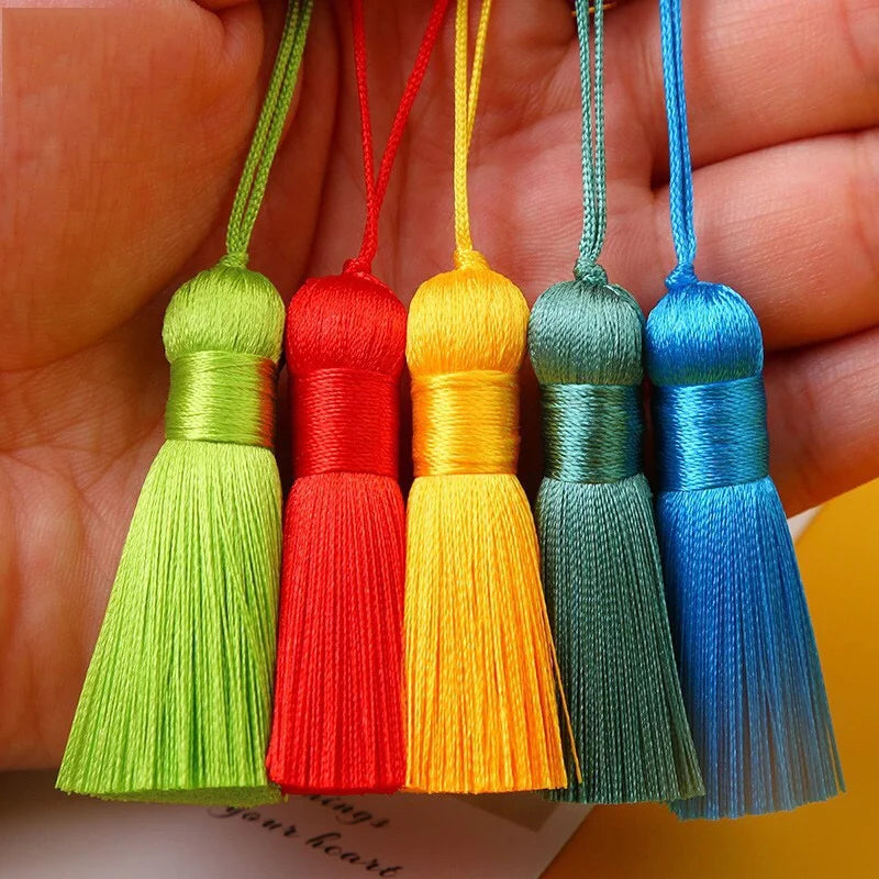 Polyester 5cm Tassel Fringe High Quality DIY Crafts Jewelry Making Garment Home Decorative Pendant Embellishments Curtain