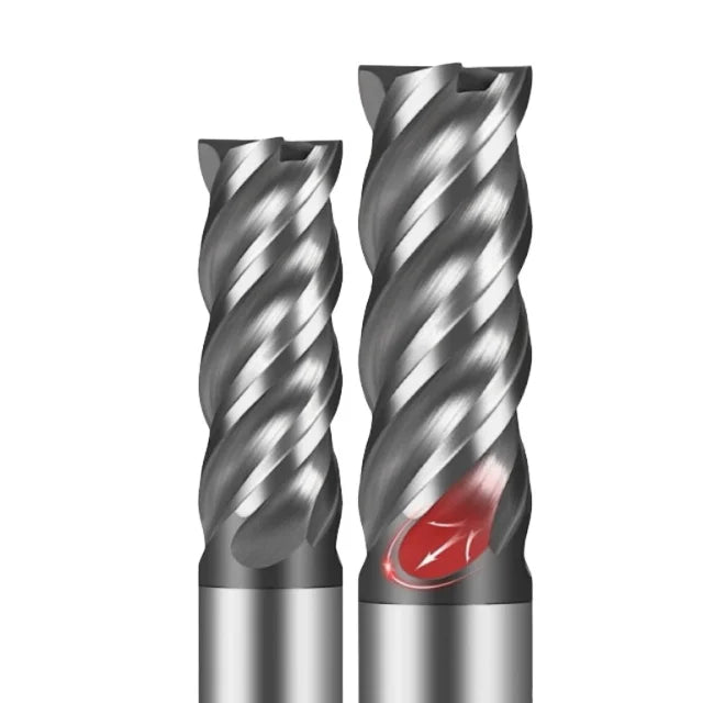 CHENGZHEN HRC60 Corner Radius End Mill - High Precision ≤0.005mm 4-Flute RoHS Certified CNC Cutter