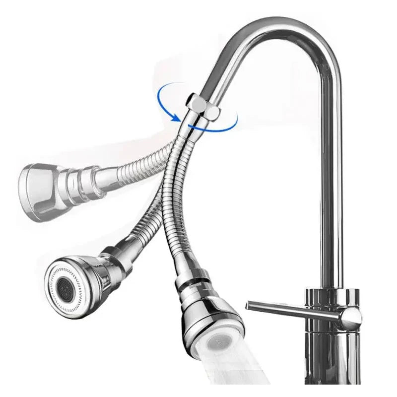 For Swivel Kitchen Sink Faucet Sprayer Head Replacement with Brass Aerator High Pressure Contemporary Design 5 Year Warranty