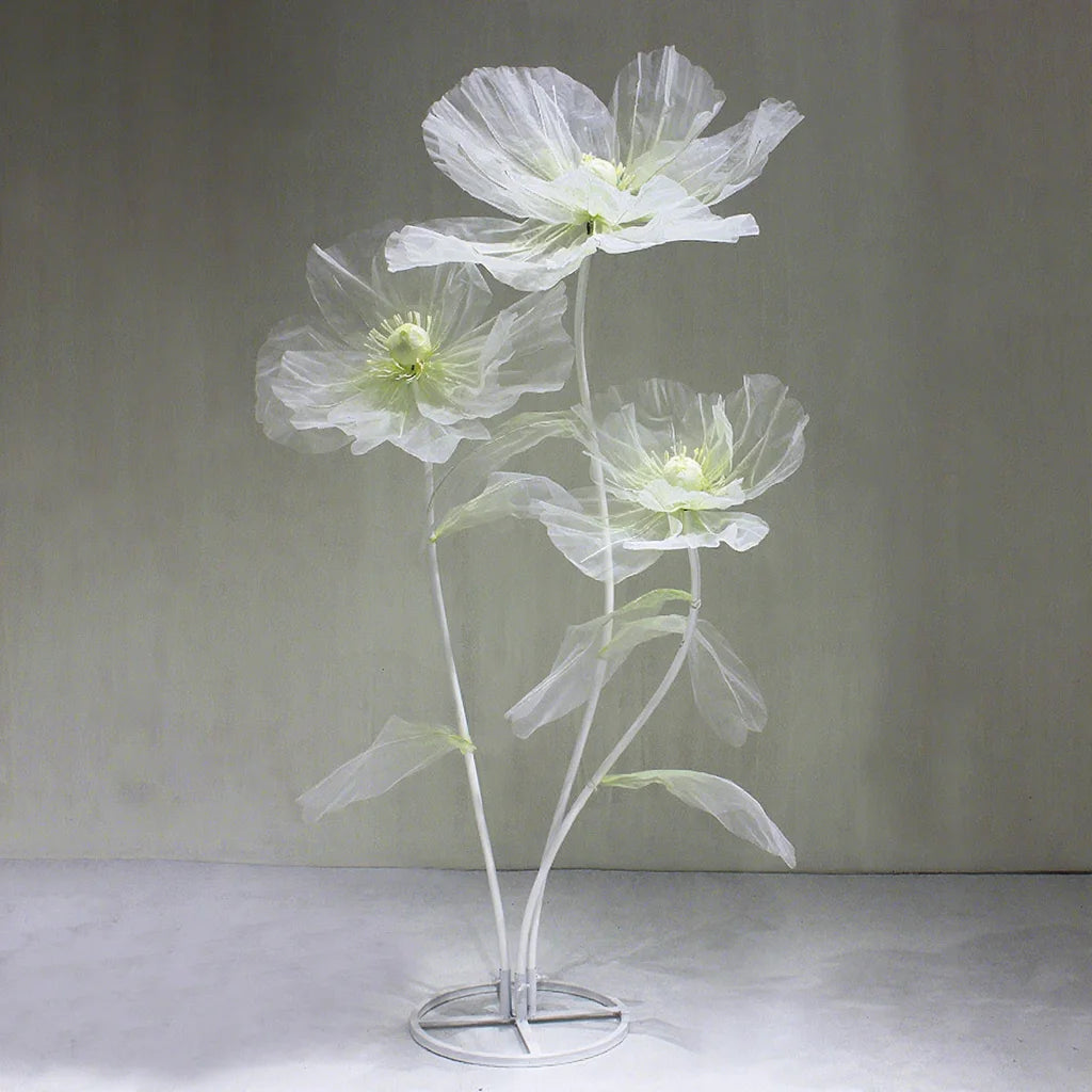 Net Red New Giant Silk Flower Wedding Stage Decoration Props Road Lead Flower Exhibition Window Decoration Flower