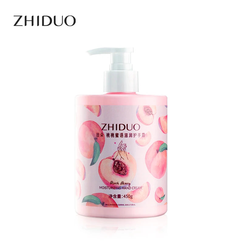 2022 OUBO Factory Price ZHIDUO Peach Honey Moisturizing Hand Cream  Smoothing Hand Cream