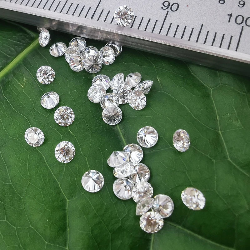 Starsgem VVS VS Clarity D Color Lab 0.25Ct Solitaire Loose Diamond Round Brilliant Excellent Cut Loose Diamonds