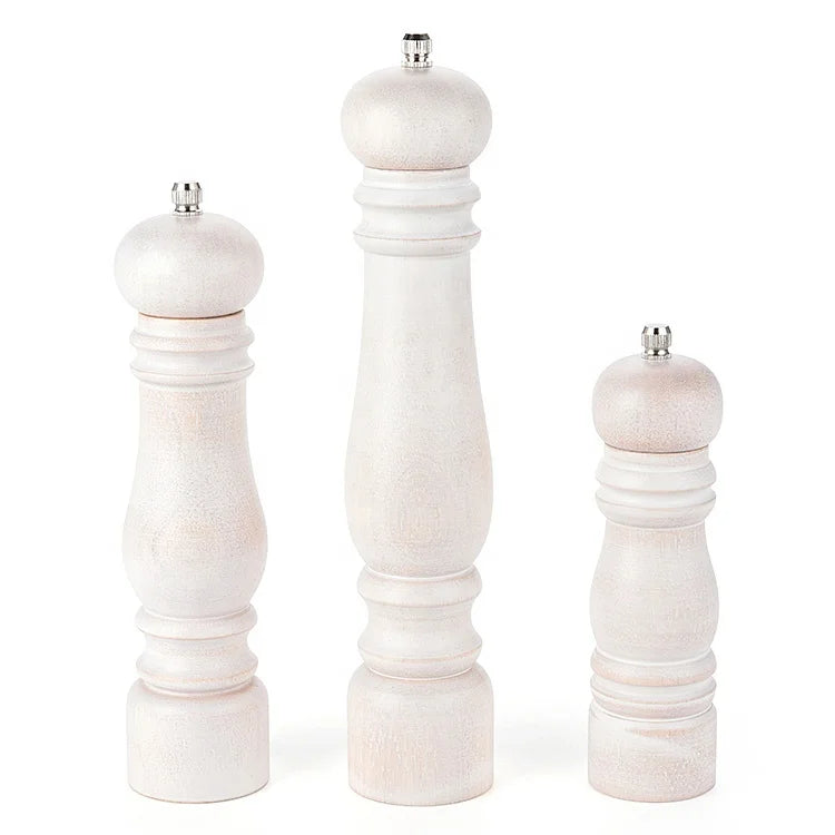 Customizable Gravity Salt and Pepper Mill Set Multiple Grinder Bottle Design