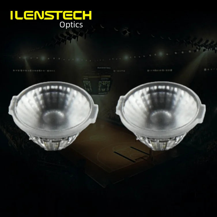 Ilenstech 3030 Led Spot Light Lens 60 Degree Pmma Optical Lens 13mm Round Lens