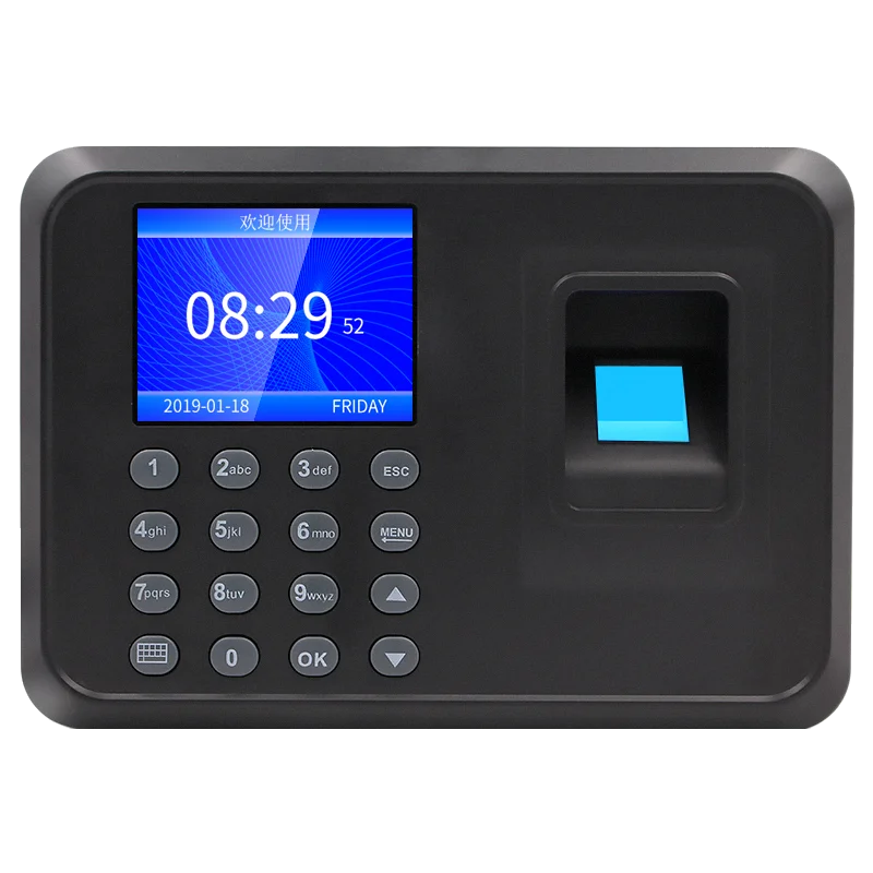 F01 Biometric Attendance System with Software Free&Colorful Display