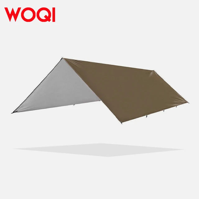 WOQI Lightweight Outdoor Travel Rainproof and Waterproof Camping Oil Cloth Premium Tent Sunshade