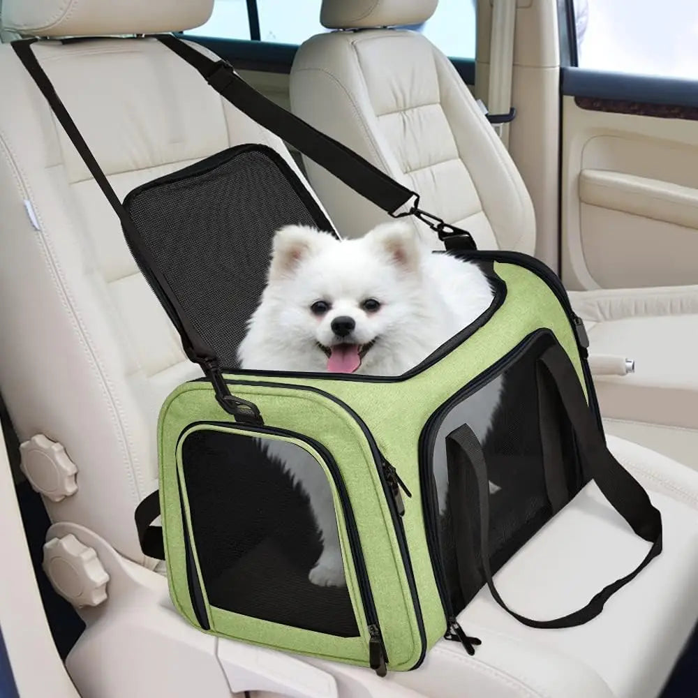 2024 Hot Selling Cat Carrier Trip Cat Bag Foldable Traveling Transport Pet Bag for Cat