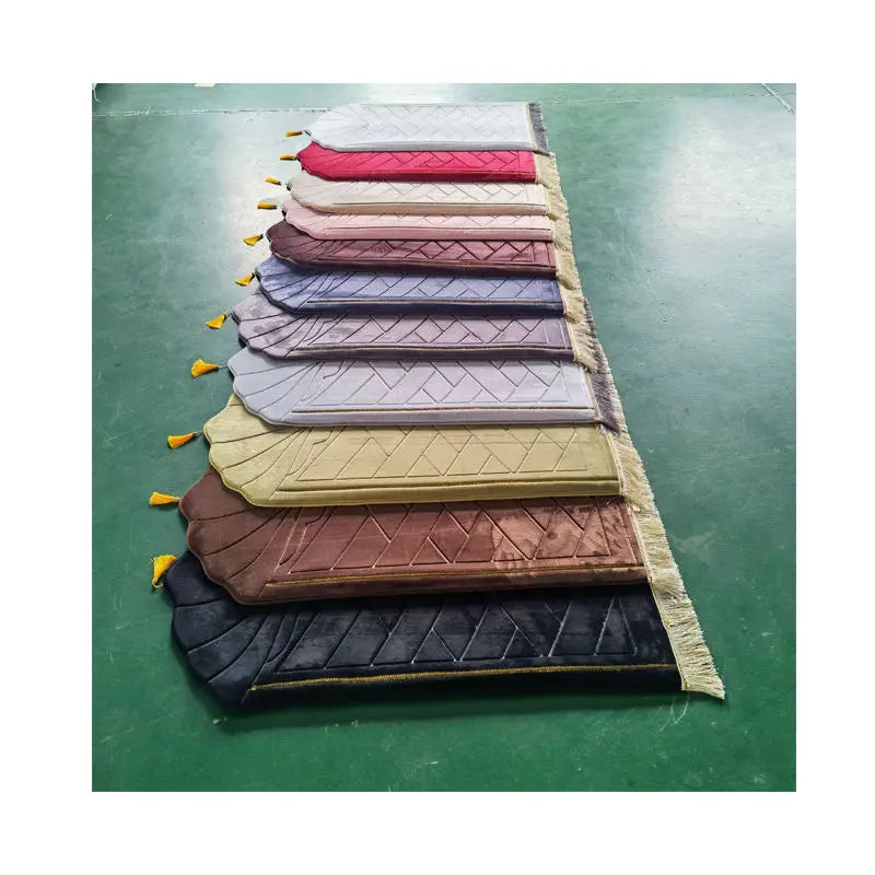 Thick Triangle Prayer Rug Padded Muslim Tapis De Priere Area Rugs & Sets Comfortable Carpet for Prayer