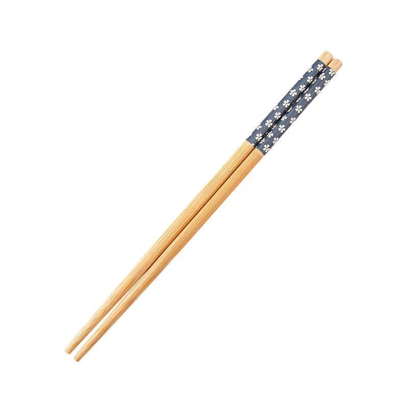 10pcsBamboo Chopsticks Home Hotel Hotel Restaurant Bamboo Chopsticks Printed Tableware Chopsticks Bamboo