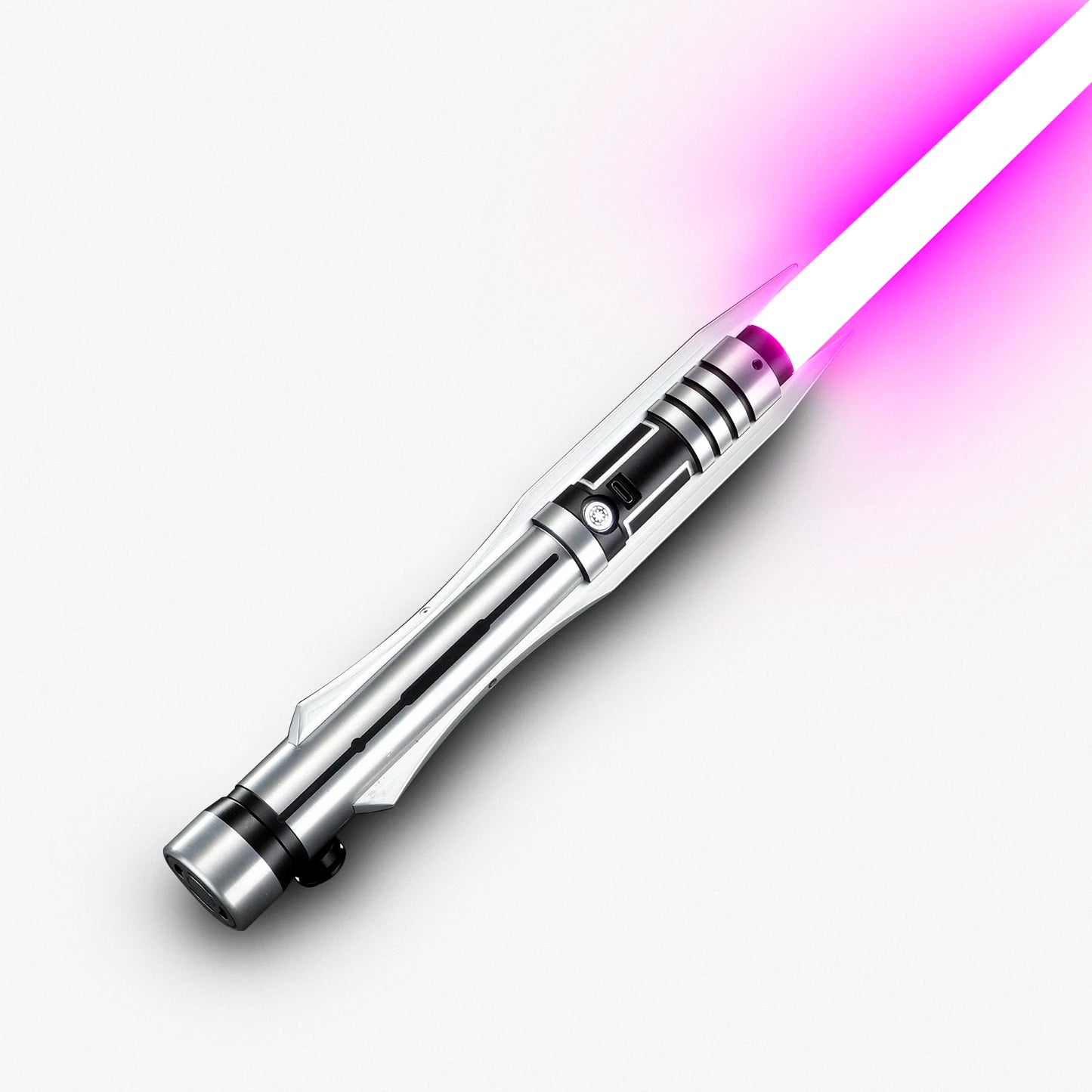 Metal Hilt Heavy Dueling Blade Infinite Color Changing Lightsaber with High Light Sensitive Smooth Swing for Star the Wars
