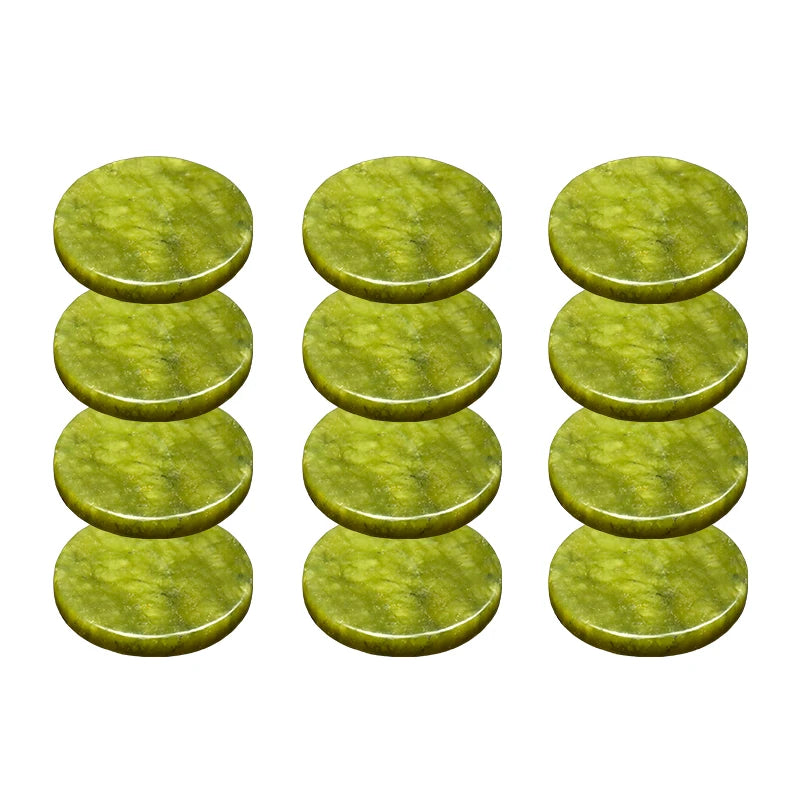 Professional Green Tool Reusable Stand False Makeup Crystal Pallet Jade Stone Glue Tray Eyelash Extension Eye Lash Pad Holder