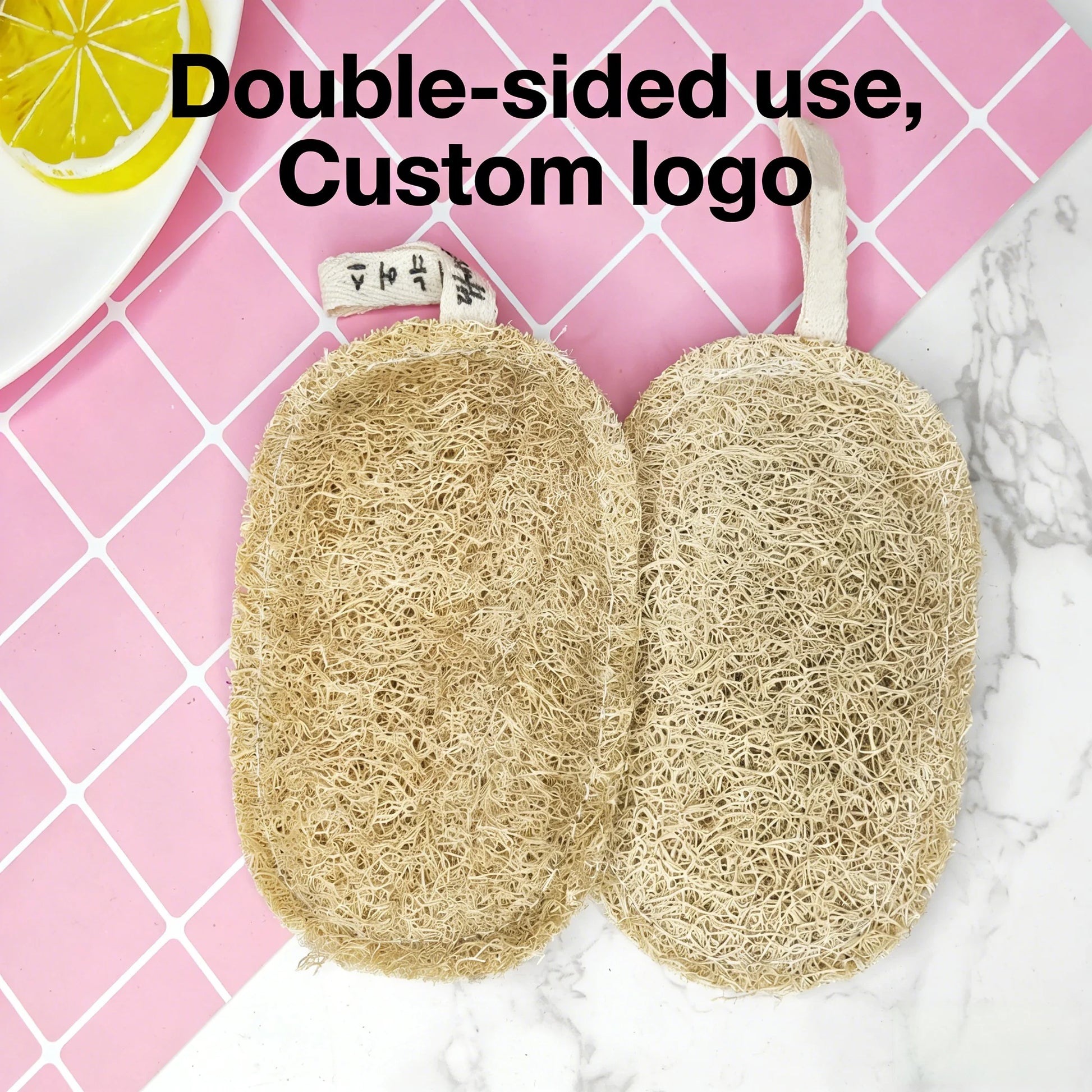 Eco Friendly Biodegradable Dish Loofah Egyptian Luffa Kitchen Scrubber Double-sided  Egyptian Loofah Dish Sponge