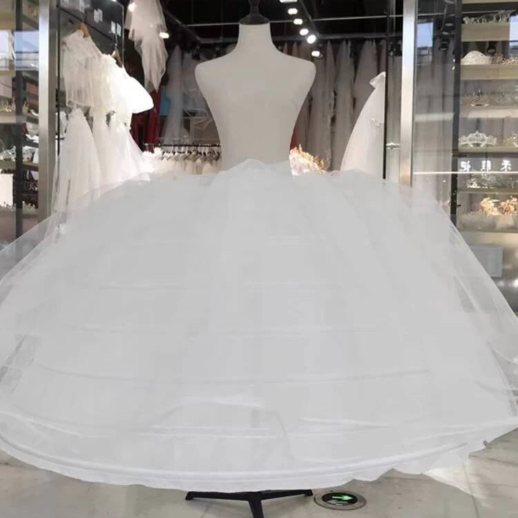 Hot Sale Top Quality Under Wear Underskirt Puffy 7 Hoops Petticoat for Ball Gown Wedding Dress Bridal Gown  MP779