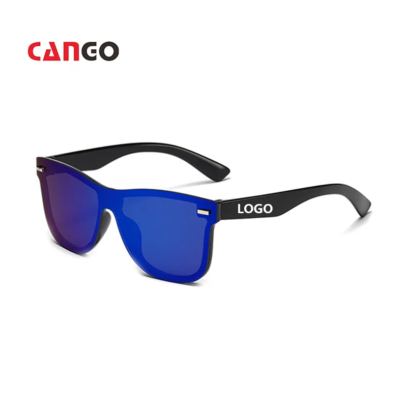 Cango Fashion Color Glasses Classic Running Wholesale Trendy Unisex Sunglasses Fashion Matching Custom Logo Sunglasses