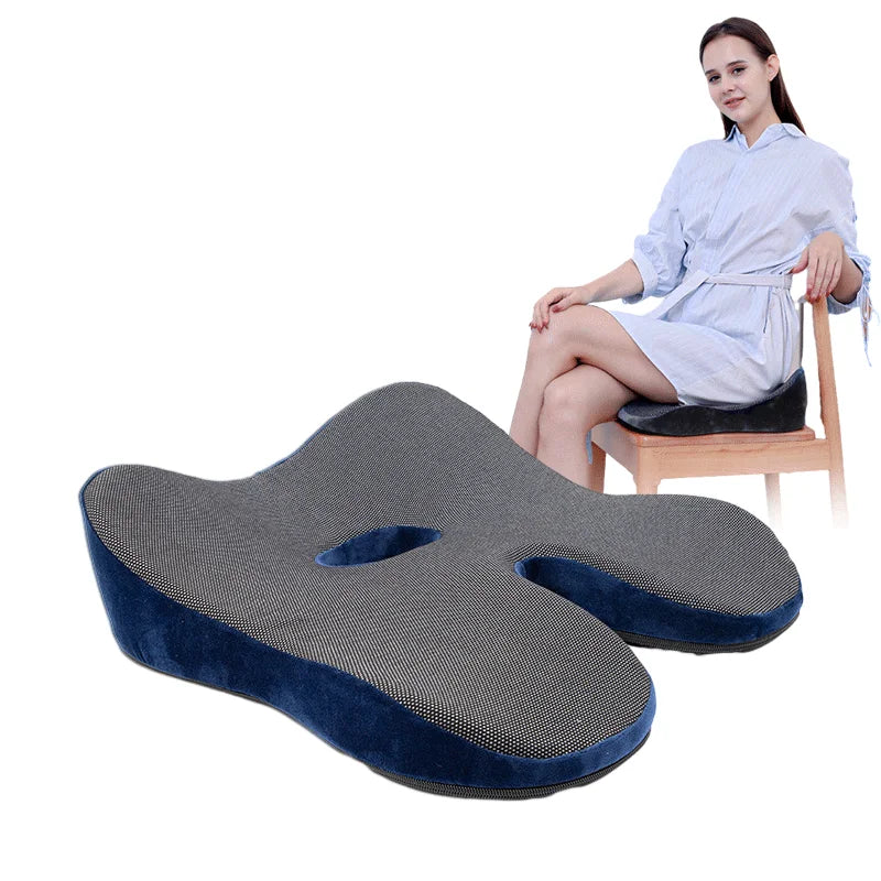 Wholesale Custom Coccyx Orthopedic Comfort Car Chair Memory Foam Ergonomic Pressure Pain Relief Seat Cushion