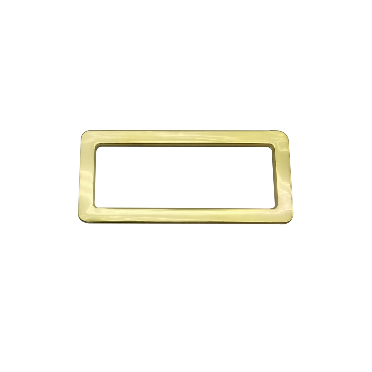 Eco-friendly Zinc Alloyed Bikini Hardware Adjustable Gold Silver Gun Metal Bra Rectangular Shape Ring for Swimwear Made Plast