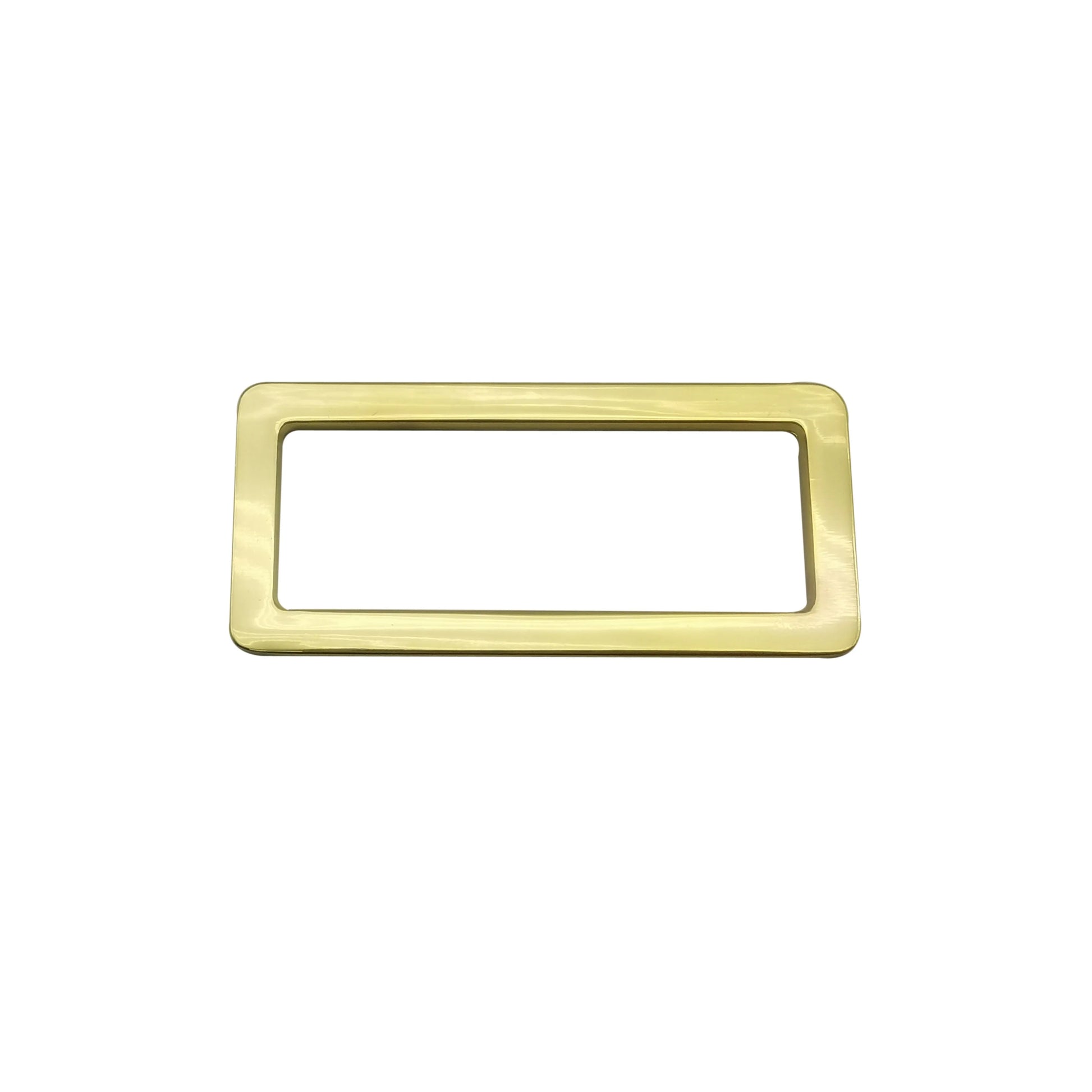 Eco-friendly Zinc Alloyed Bikini Hardware Adjustable Gold Silver Gun Metal Bra Rectangular Shape Ring for Swimwear Made Plast