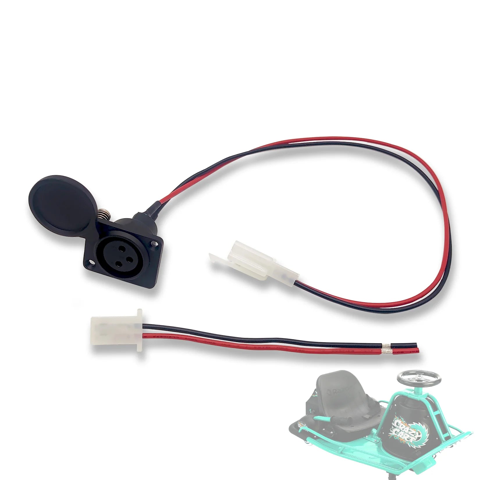 XLR Socket for EVO 500 800 MX500 650 Izip Electric Equipment Free Compatible 3 Pin XLR Male Female Socket Connector & Cable