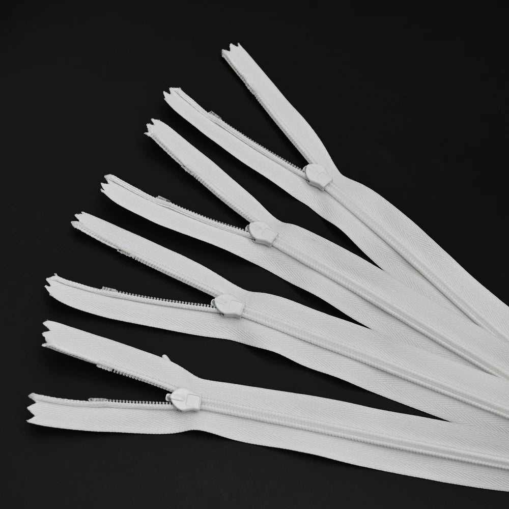 Shenzhen Factory in Stock 3# Nylon Zipper Invisible Separable Zippers for Dress