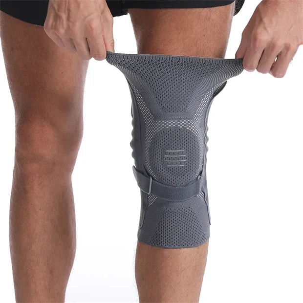 Professional Knitting Knee Support Gym Hinged Compression Knee Brace for Knee Pain Relief