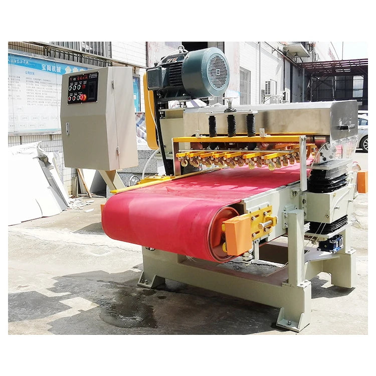 China High Quality Double Spindle Blades Continuous Edge Cutting Machine Used for Cutting Skirting Ceramic Tiles and Mosaics
