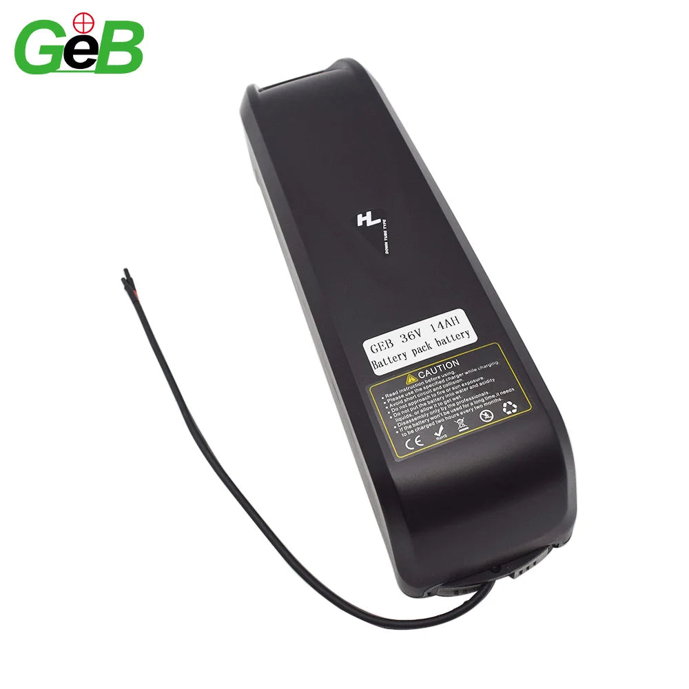 GEB E-Bike Battery 48v 52v 24ah 1000w 1500w Lithium Ion Ebike Kit Battery Case Electric Bike Battery Pack for Electric Bicycl