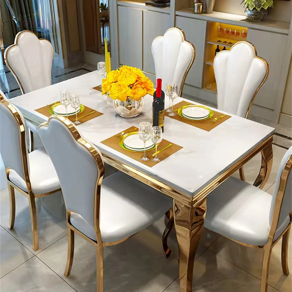 Wholesale Stackable White and Gold Wedding Chairs Banquet Hall Chairs for Event