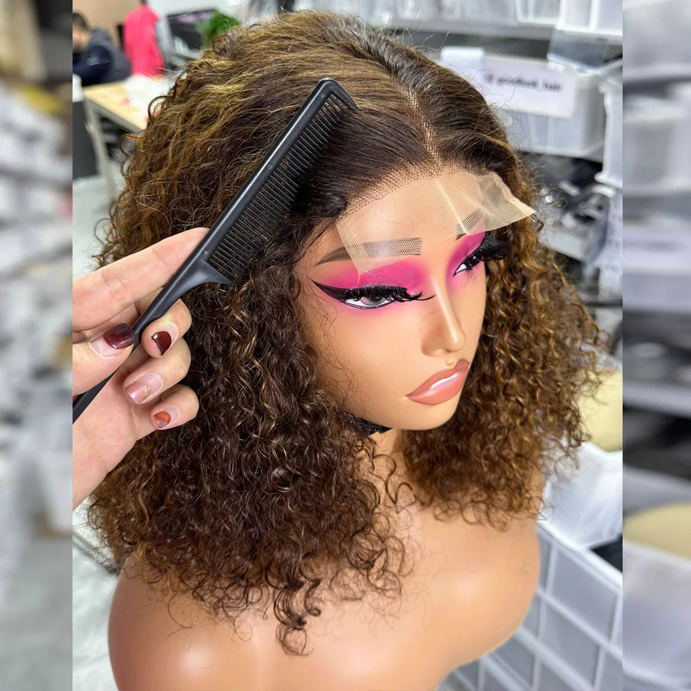 Goodluck Hair 100%real Human Indian Vietnamese 12 Inches Peruca bob Hair Wig Dark Wine Color