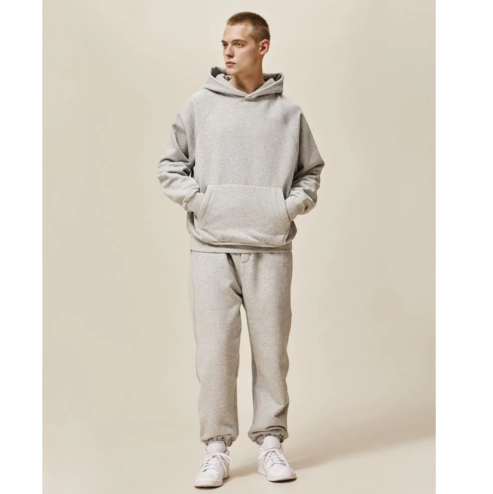 Two Piece Set Men Hoodies Pants Autumn Winter Hooded Sweatshirt Sweatpants Men Pullover Hoodie Unisex Sweatpants and Hoodie S