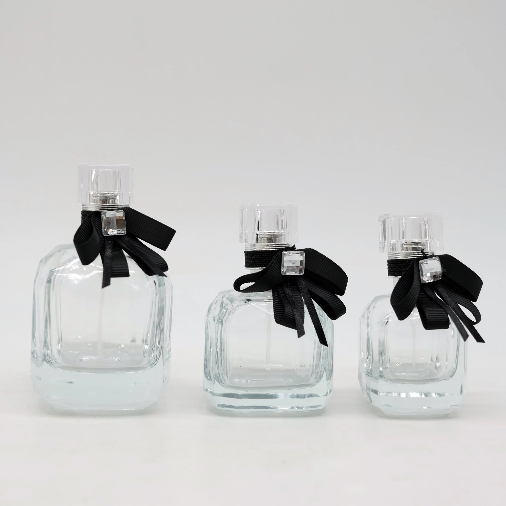 Vintage 30ml 50ml 100ml Glass Fragrance Perfume Bottle with Crimp Sprayer